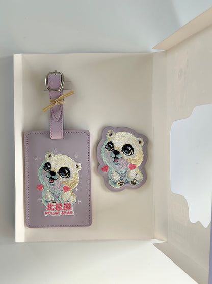 Rare Polar Bear Embroidery Gift Box