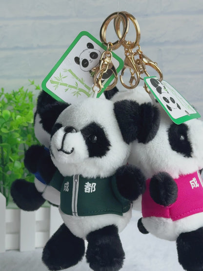 Plush Panda Doll Keychain Pendant